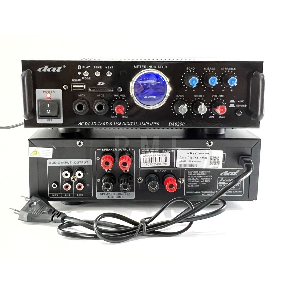 Power amplifier karaoke mini dat da6250 da 6250