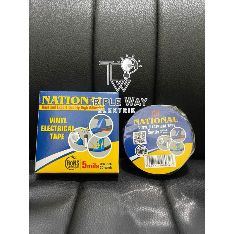 isolasi national / isolasi hitam / isolasi kabel merk hakamitsu / national