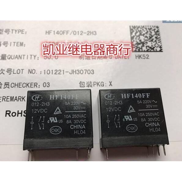 relay HF140FF 0122H3 HF140FF0122H3 12VDC DC12V P6 10pcslot