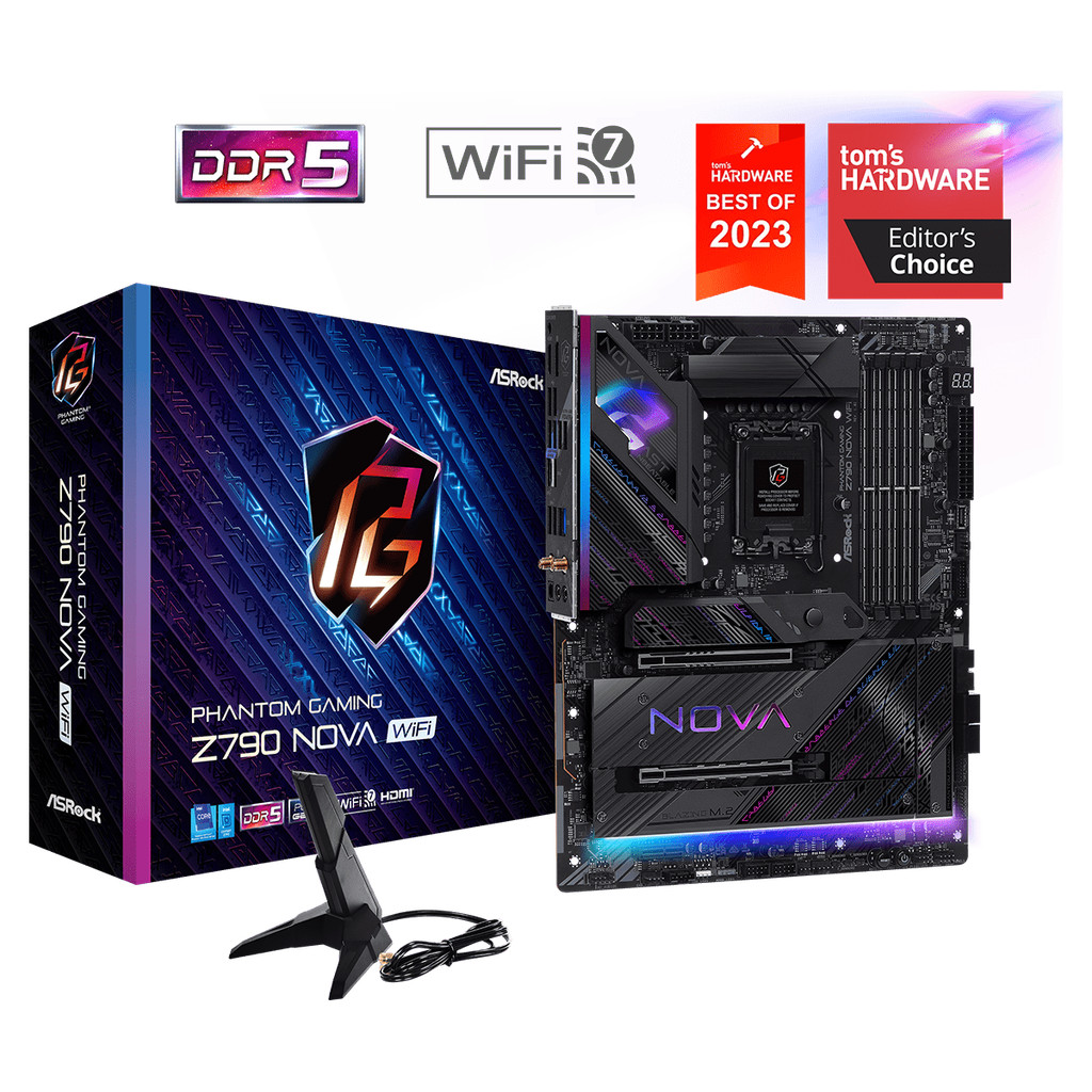 Motherboard ASRock Z790 Nova WiFi - Performa Tinggi untuk Gaming dan Overclocking