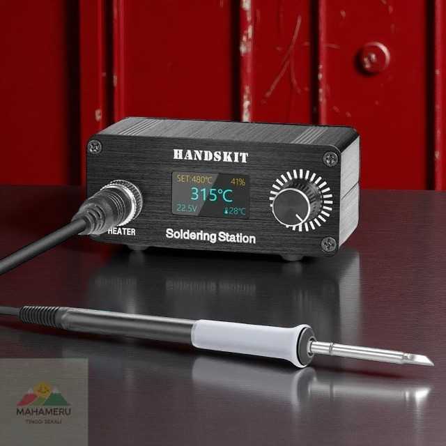 Handskit Solder Station Adjustable Temperature Anti-Static OLED 72W - T12D