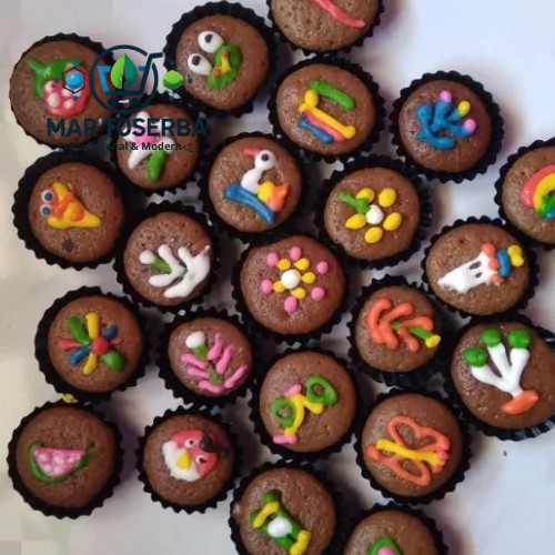MT Kue Brownies Karakter 250gr Brownies Karakter Lucu Cookies Karakter Brownies Mini Kering Karakter