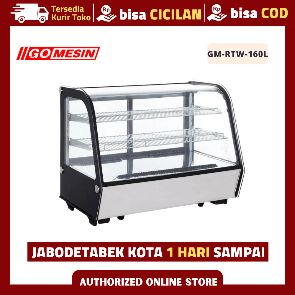 Showcase Cake Gomesin GM-RTW-160L Etalase Pendingin Kue Garansi Resmi