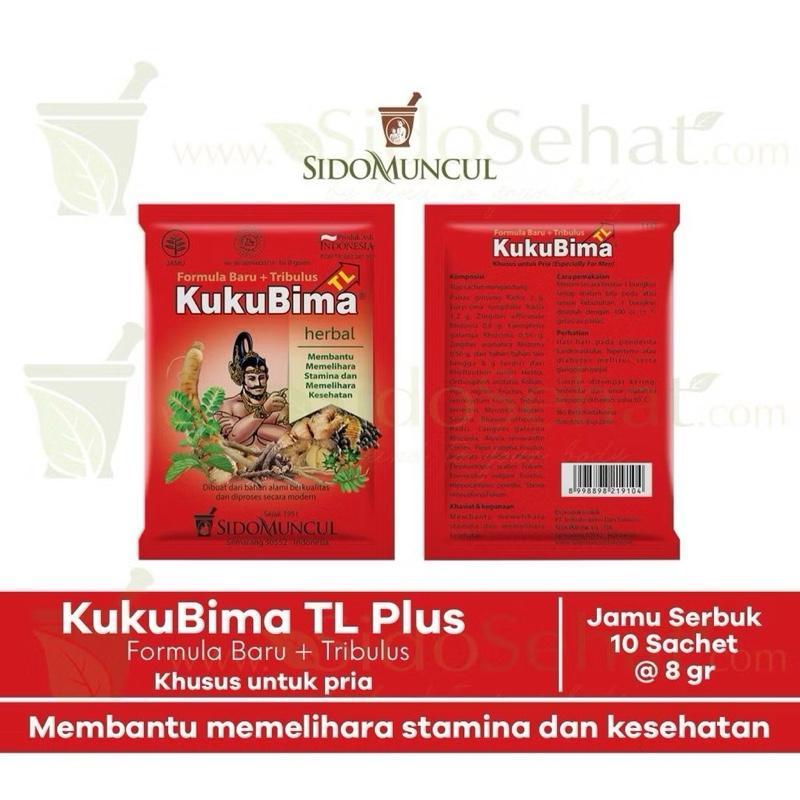 [PRIVACY-AB] Kuku Bima TL Plus (Formula baru + Tribulus) Jamu SidoMuncul Pria Menjaga Stamina Keseha