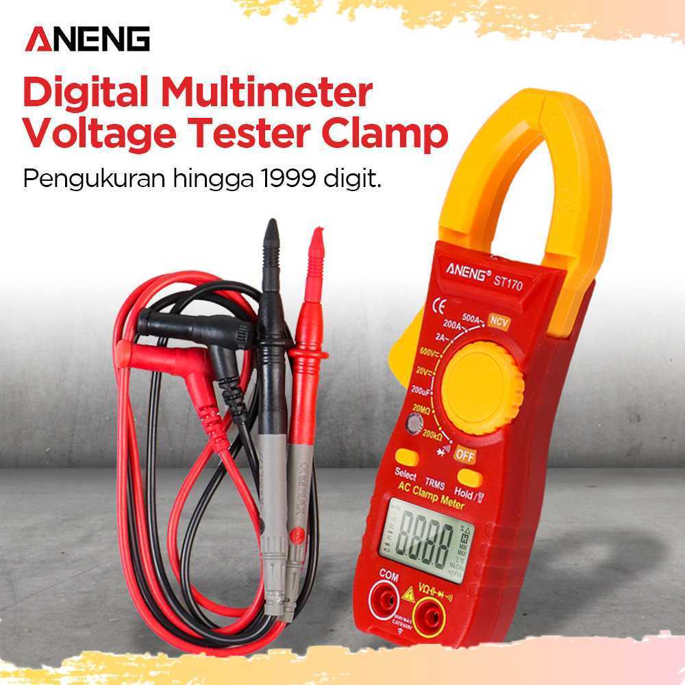 DNK - ANENG Digital Multimeter Tang Ampere Voltage NCV Tester Clamp - ST170