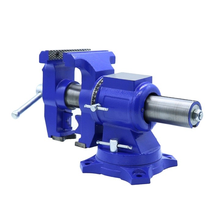 360 Degree Rotating Tools Alloy Table 5IN Vise Mini Bench Vise Bench Vice With Double Jaws Vise
