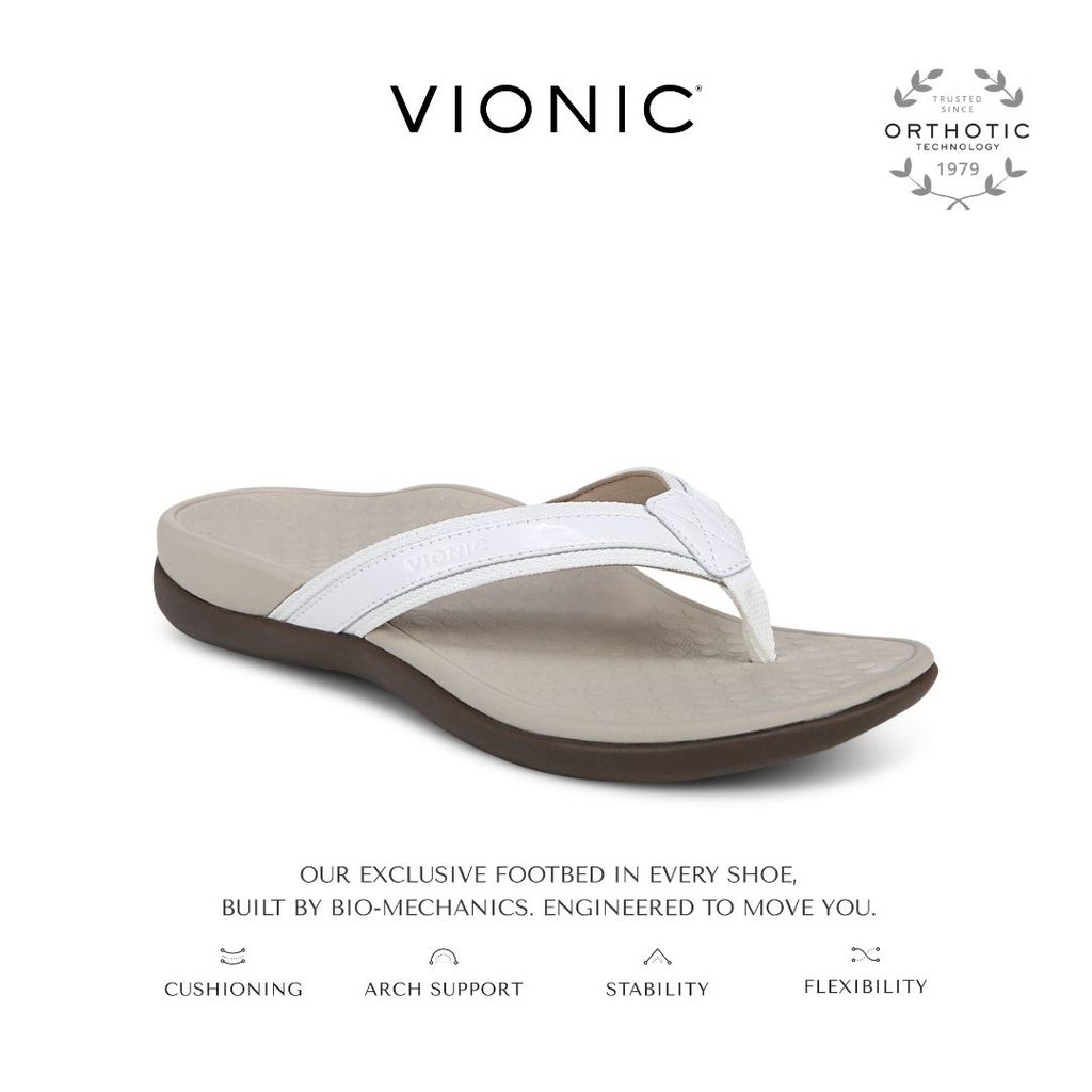 Vionic Tide White Sandal Wanita