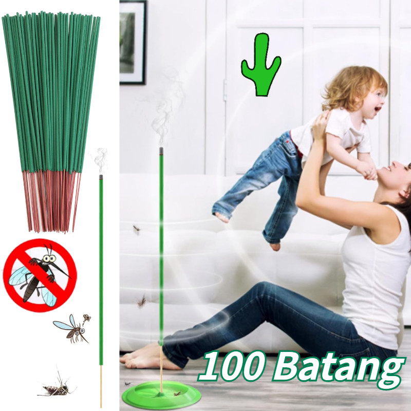100PCS Obat Nyamuk Bakar Dupa Herbal / Pembasmi Nyamuk Lalat Dan Serangga yang Ampuh Alami Aroma Men