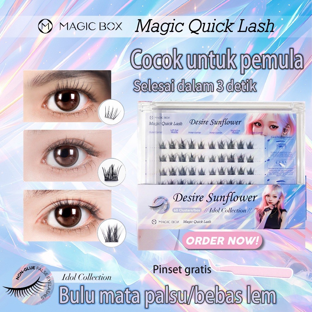 Magic Box Quick Lash Tanpa Lem Bunny Boo Eyelashes bulu mata palsu  kelinci