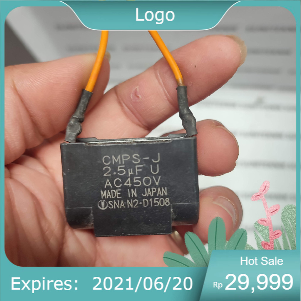 KAPASITOR KOTAK KABEL 2.5UF - CAPASITOR KOTAK KABEL 2.5UF - KAPASITOR KOTAK 2.5 UF