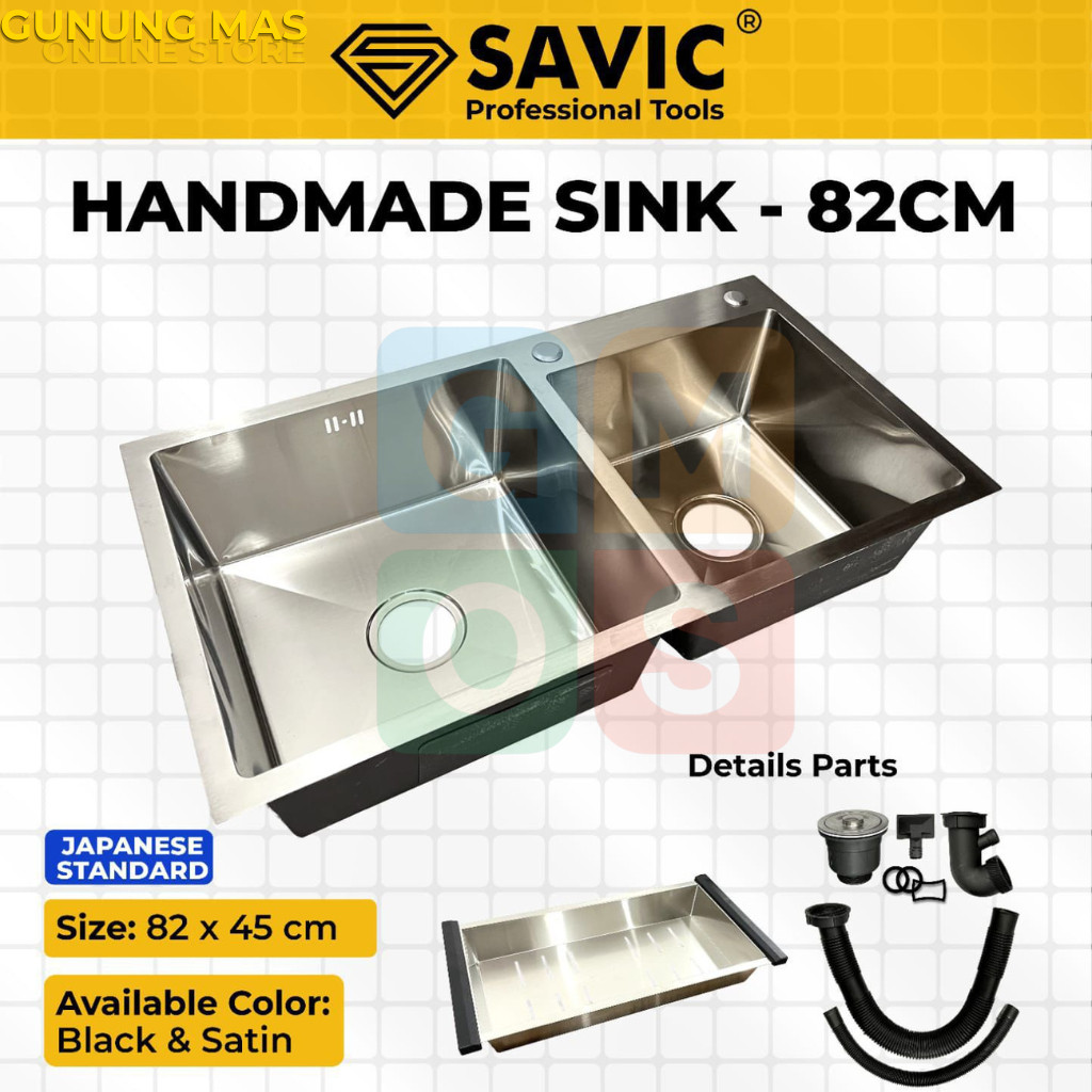 SAVIC Kitchen Sink 60cm x 45 cm // Bak Cuci Piring 60x45 // BCP 6045