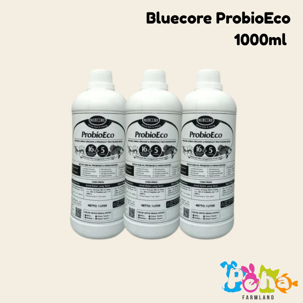 Bluecore ProbioEco Probiotik Ikan untuk Ikan Lele, Ikan Nila, Gurame