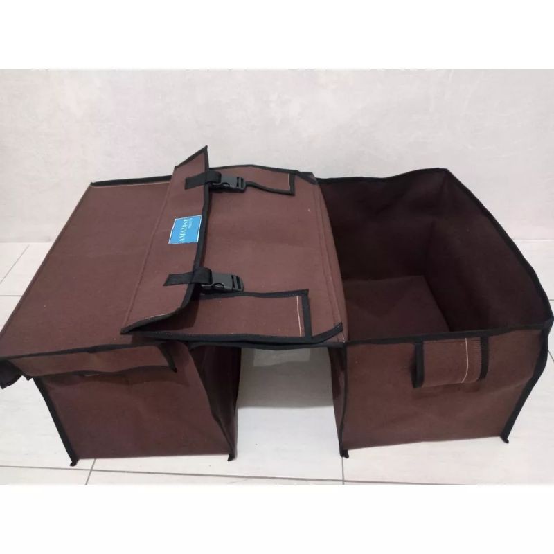 [NASIONAL]TAS MOTOR OBROK ANTI AIR TEBAL MUATAN 100KG KANVAS TERPAL DEKLIT RONJOT TALI SAMPING TAS J