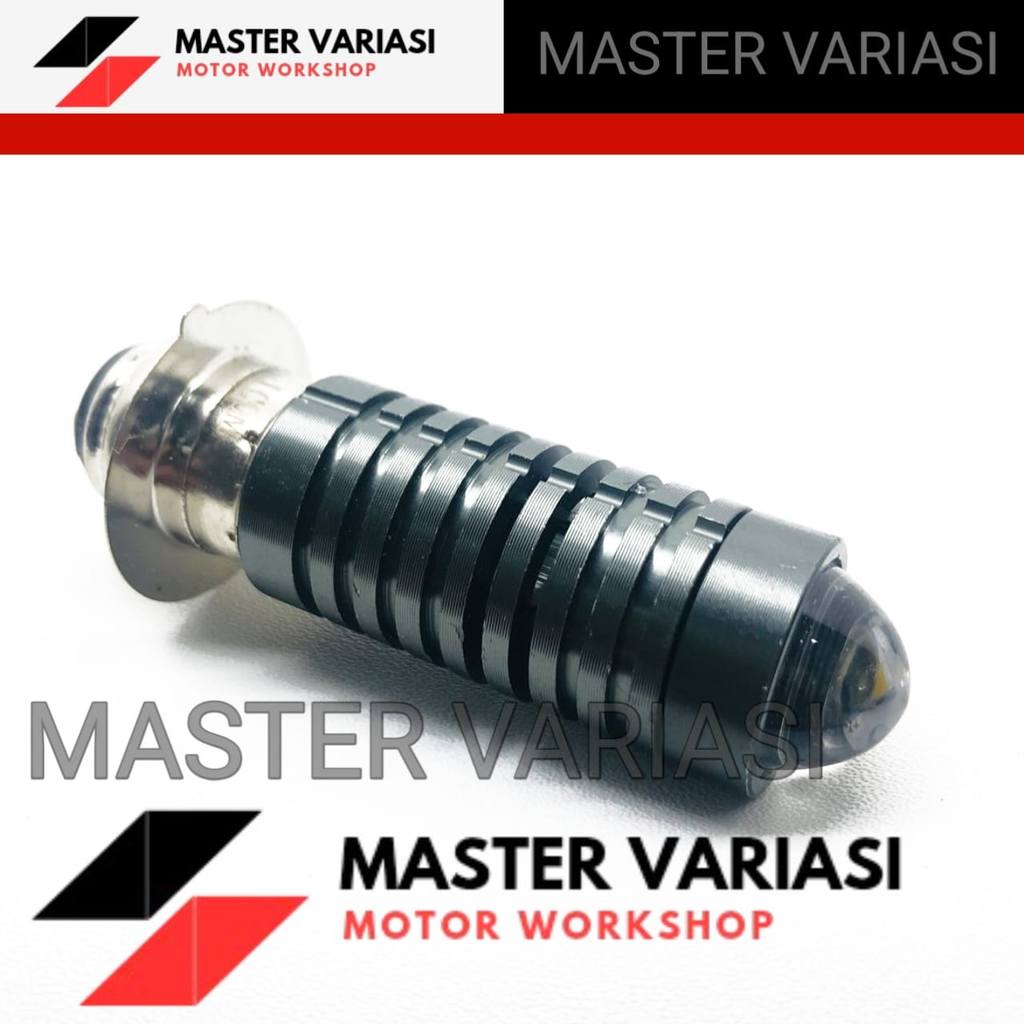 LASER GUN LED Headlamp Motor Bebek Matic D2 H6-P15D-25 DC9-60V/12W