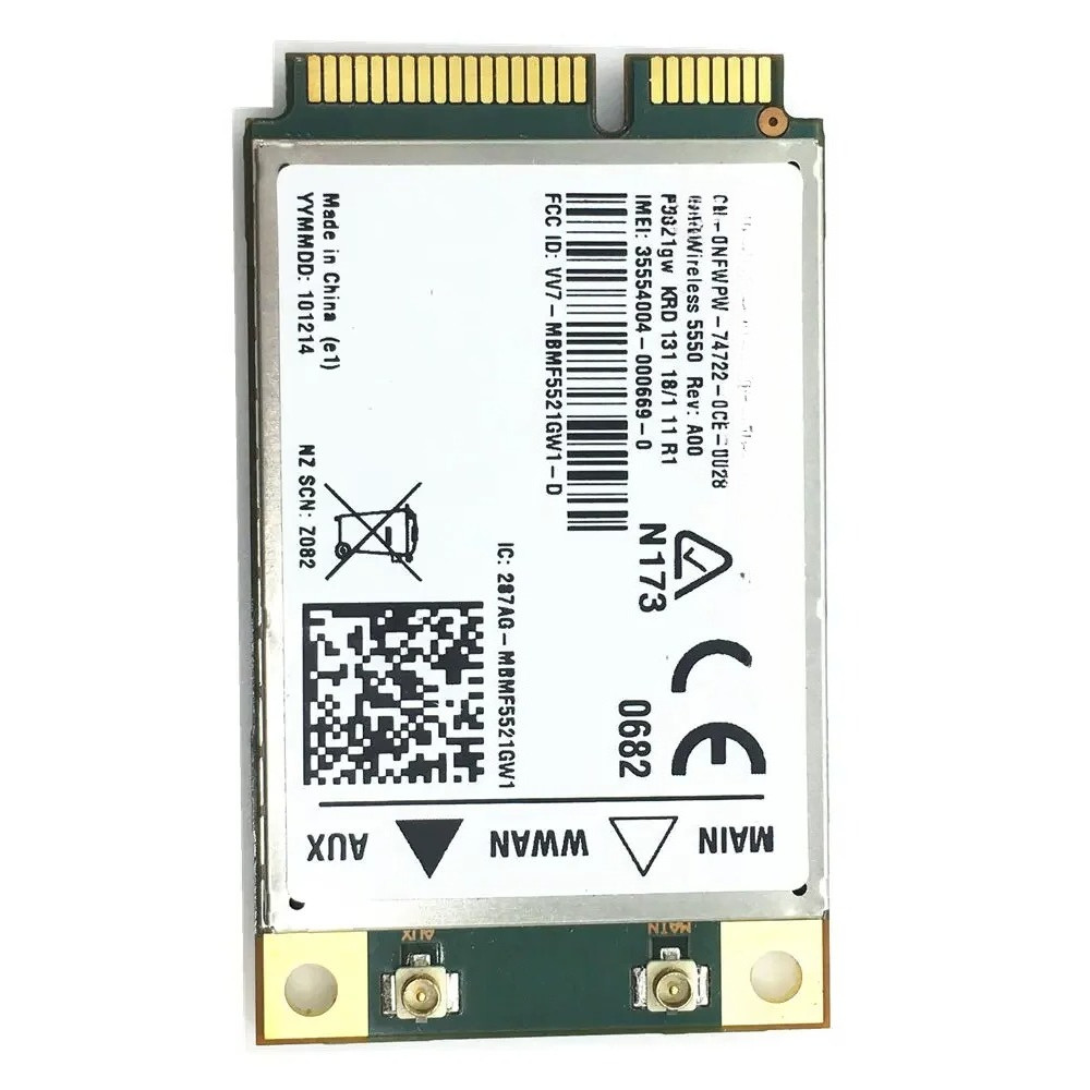 Card for DELL 5550 DW5550 WWAN Mobile Broadband  F5521GW HSDPA Wifi Card