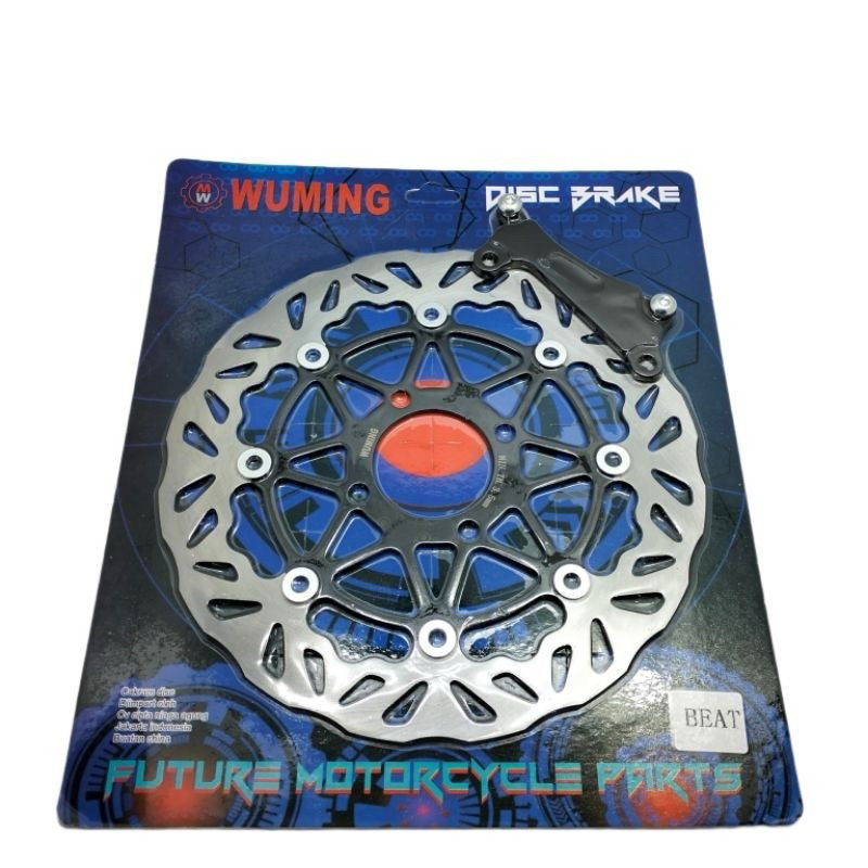 PIRINGAN DISK CAKRAM 260MM DAYTONA KTC TDR PLUS BREKET MOTOR HONDA MATIC BEAT FI SCOOPY VARIO 110 BE