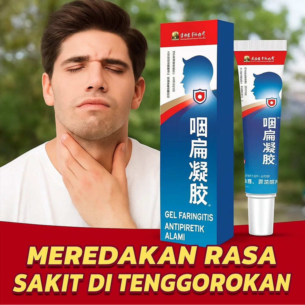 [Gel Radang Tenggorokan] Gel Pharyngitis/Pengobatan Tonsilitis/Pereda Nyeri Tenggorokan/Gel Tenggoro