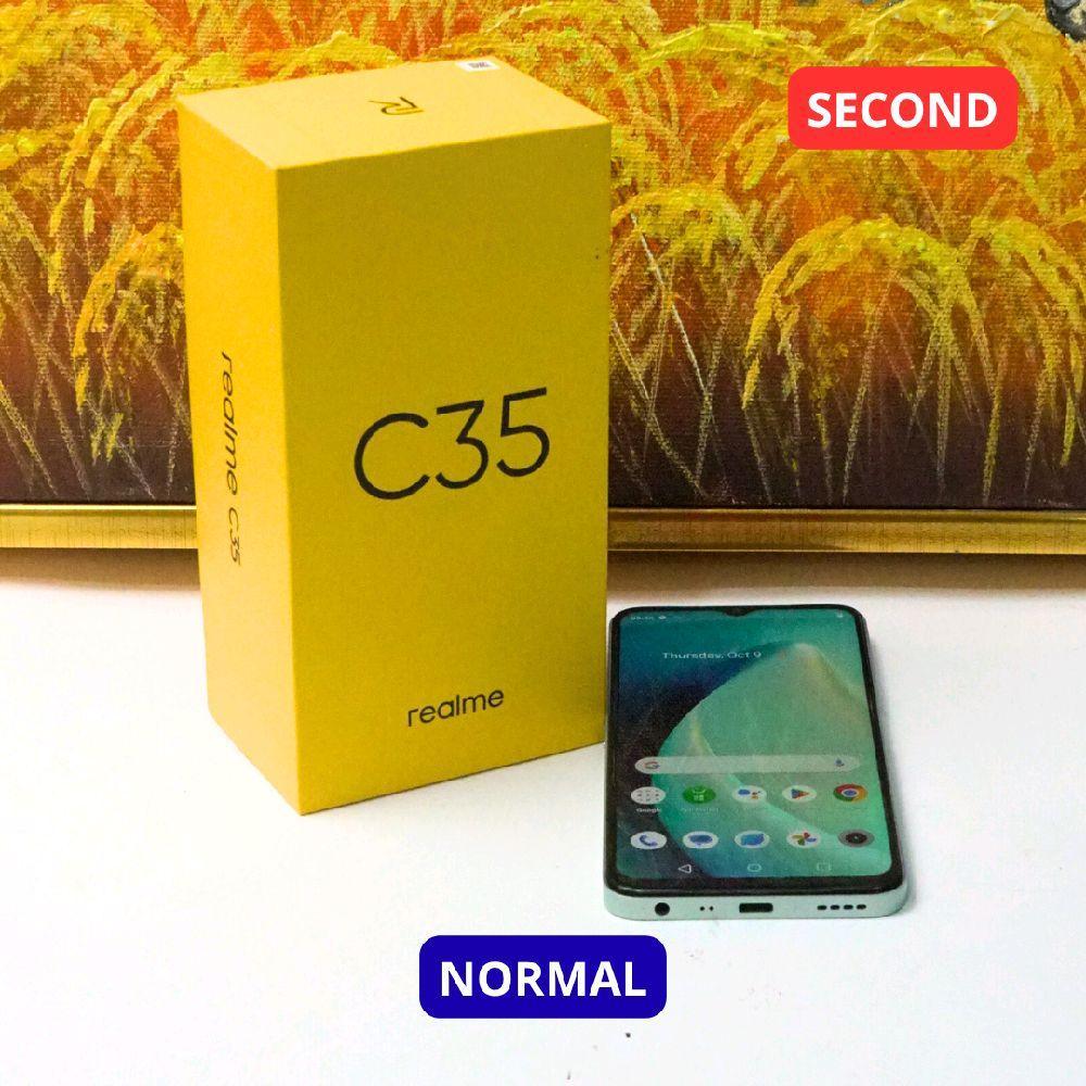 REALME C35 4/128 GB HP SECOND ORIGINAL SINAR MUTIARA CELL