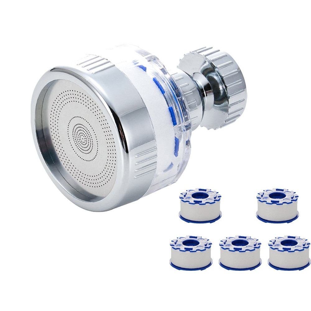 Kitchen Faucet Water Filter 360° Sink Filter Pressurized Sink Faucet Water Filter Universal Faucet A