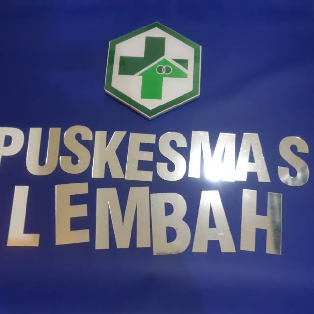 Akrilik Huruf, Akrilik Huruf Nama, akrilik nama puskesmas / klinik