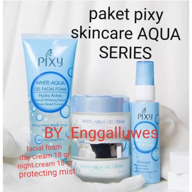 PAKET MINI SKINCARE PIXY AQUA SERIES