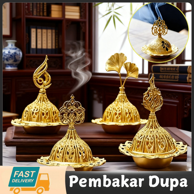 Pemegang Pembakar Dupa Emas Bulat Pembakar Dupa Logam Pembakar Dupa Arab Pembakar Dupa Dekorasi Dan 