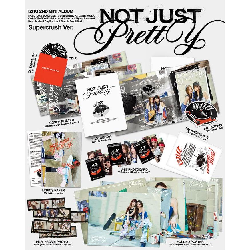 izna - 2nd Mini Album [Not Just Pretty] (Posterbook Ver.)