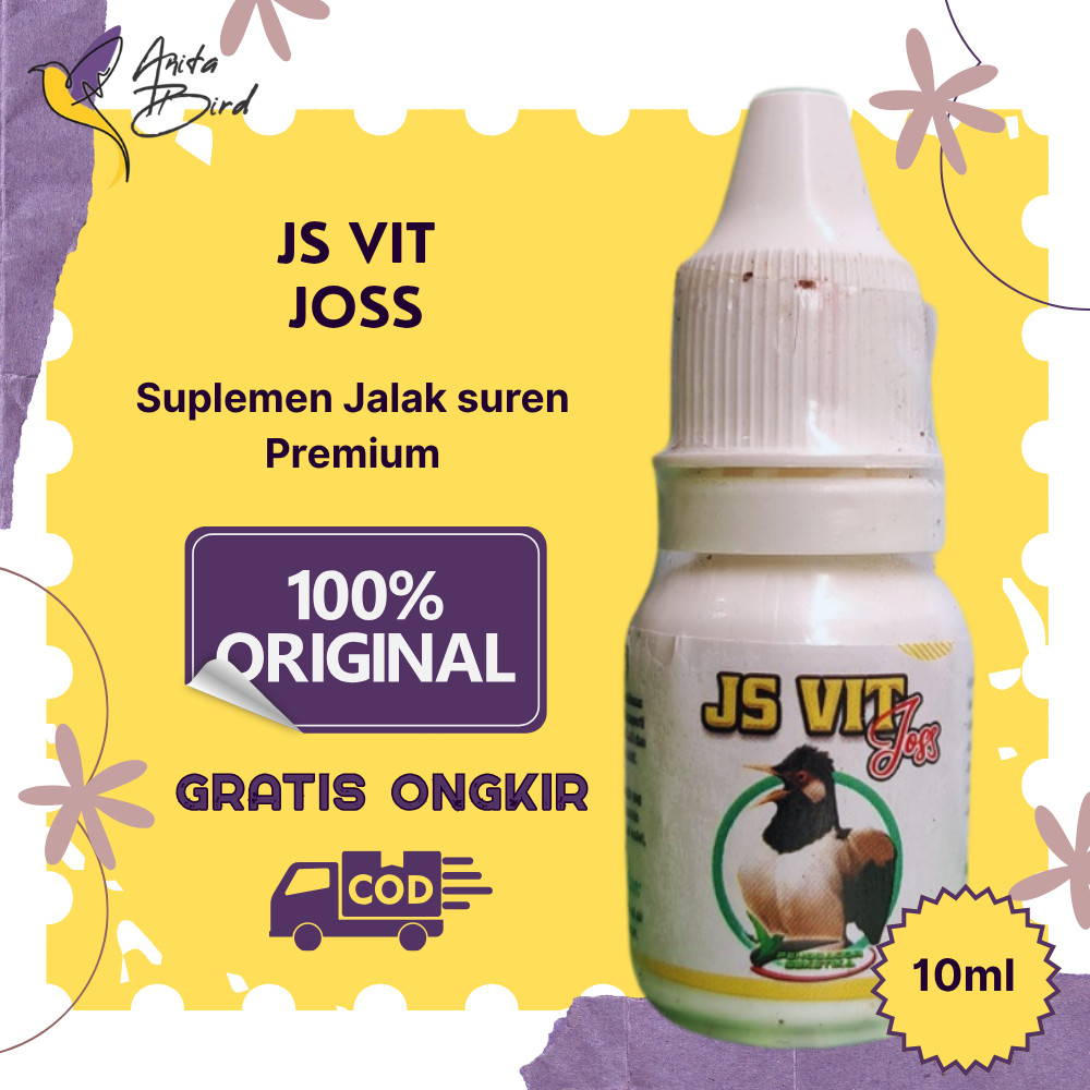 JS Vit Joss Suplemen Burung Jalak Suren Premium Biar Gacor Ngebut Stamina Naik Vitamin Burung Kicau 