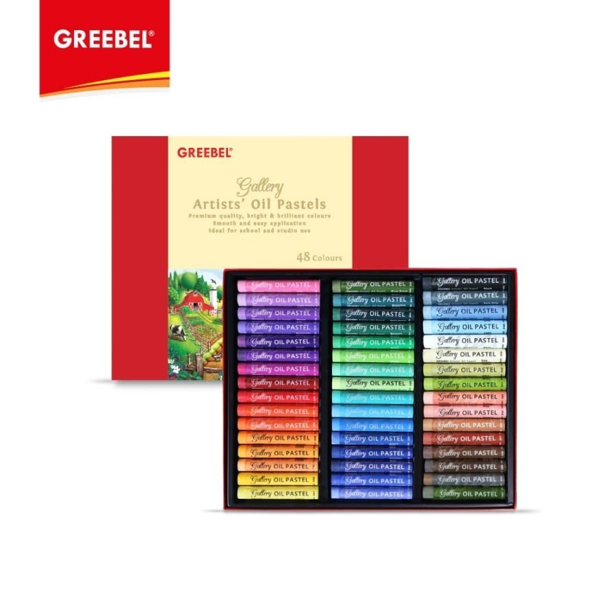 ARTISTS GREEBEL Oil Pastel 48 Warna