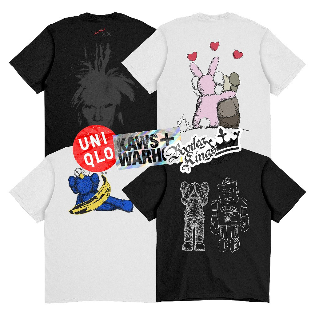 [HOT] UNIQLO X KAWS X ANDY WARHOL UT GRAPHIC T-SHIRT | MATERIAL 24s COTTON COMBED ASLI | SABLON PREM