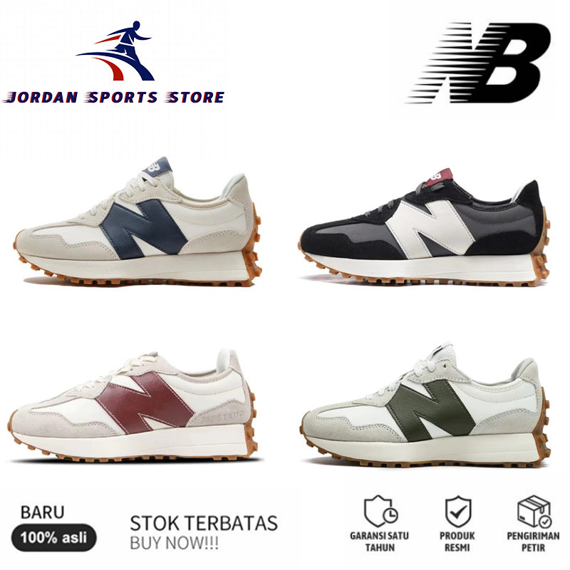 PROMO New Balance Sepatu sneakers pria wanita NB327 Sepatu Original 100% Wanita Spatu Seoatu Sneaker