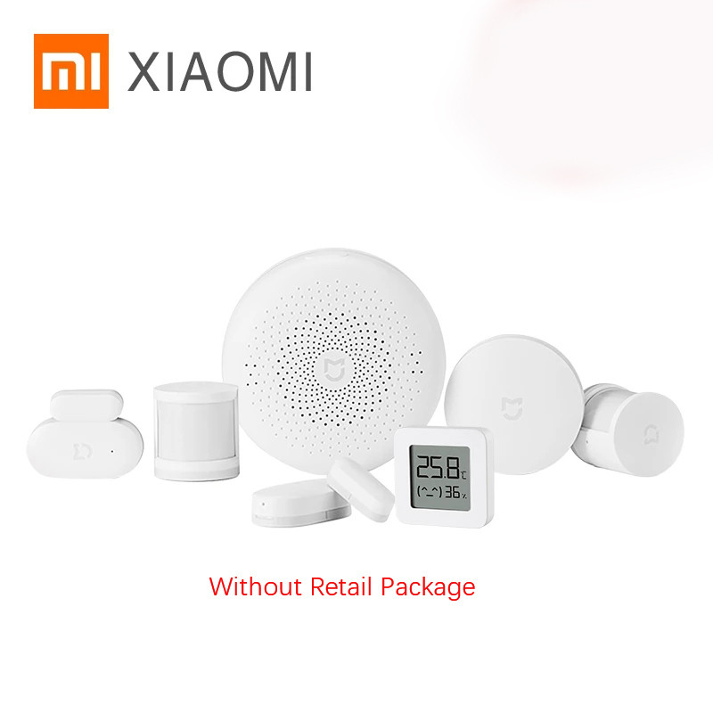 Xiaomi Smart Home Sensor Set Multimode Gateway Wireless Swit Human Door And Window Sensor Bluetooth 