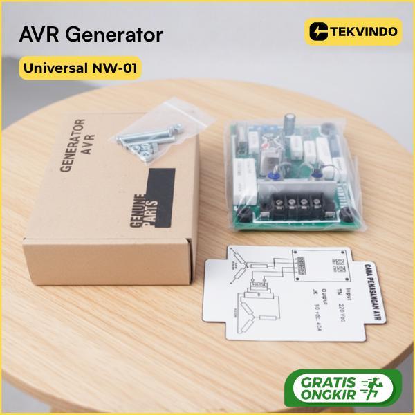 AVR Genset Universal NW-01 40A – Automatic Voltage Regulator Generator Stabil Tegangan