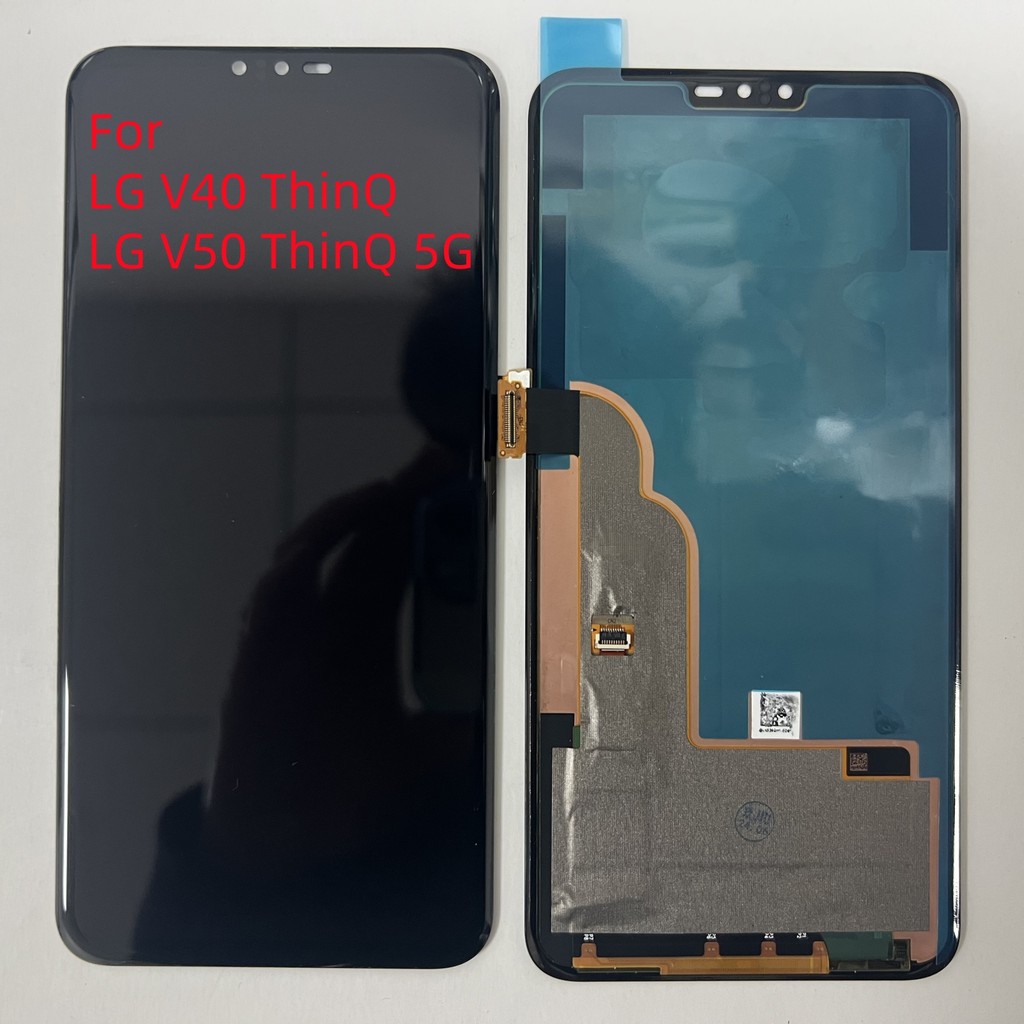 Pantalla Dot splay For LG V40 ThinQ LCD splay For LG V50 ThinQ 5G LCD splay Screen Tou gitizer Assem