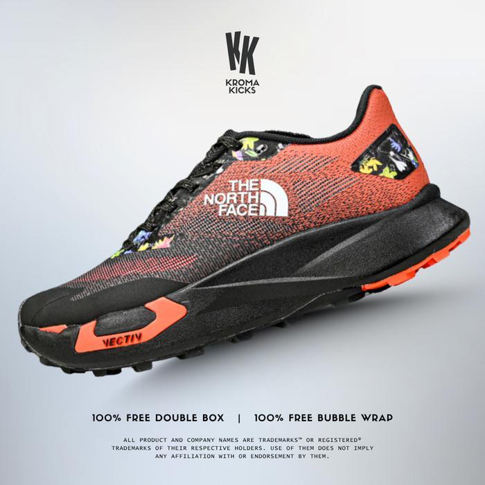 The North Face Vectiv Enduris 4 Trail Running Shoes Sneaker Black Orange NFOA8DA4GHW-090 (Size 36-45