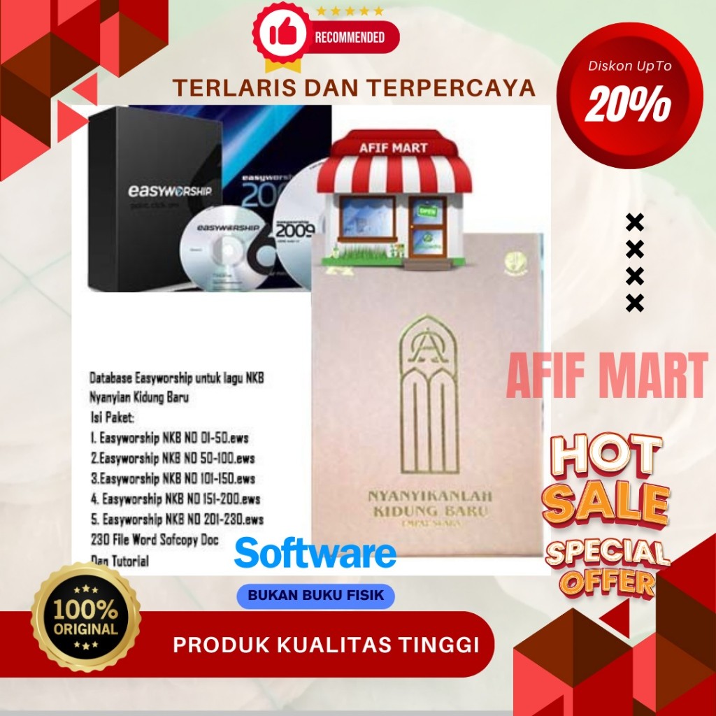 Database Easyworship Nyanyian Kidung Baru (NKB) Multimedia Gereja