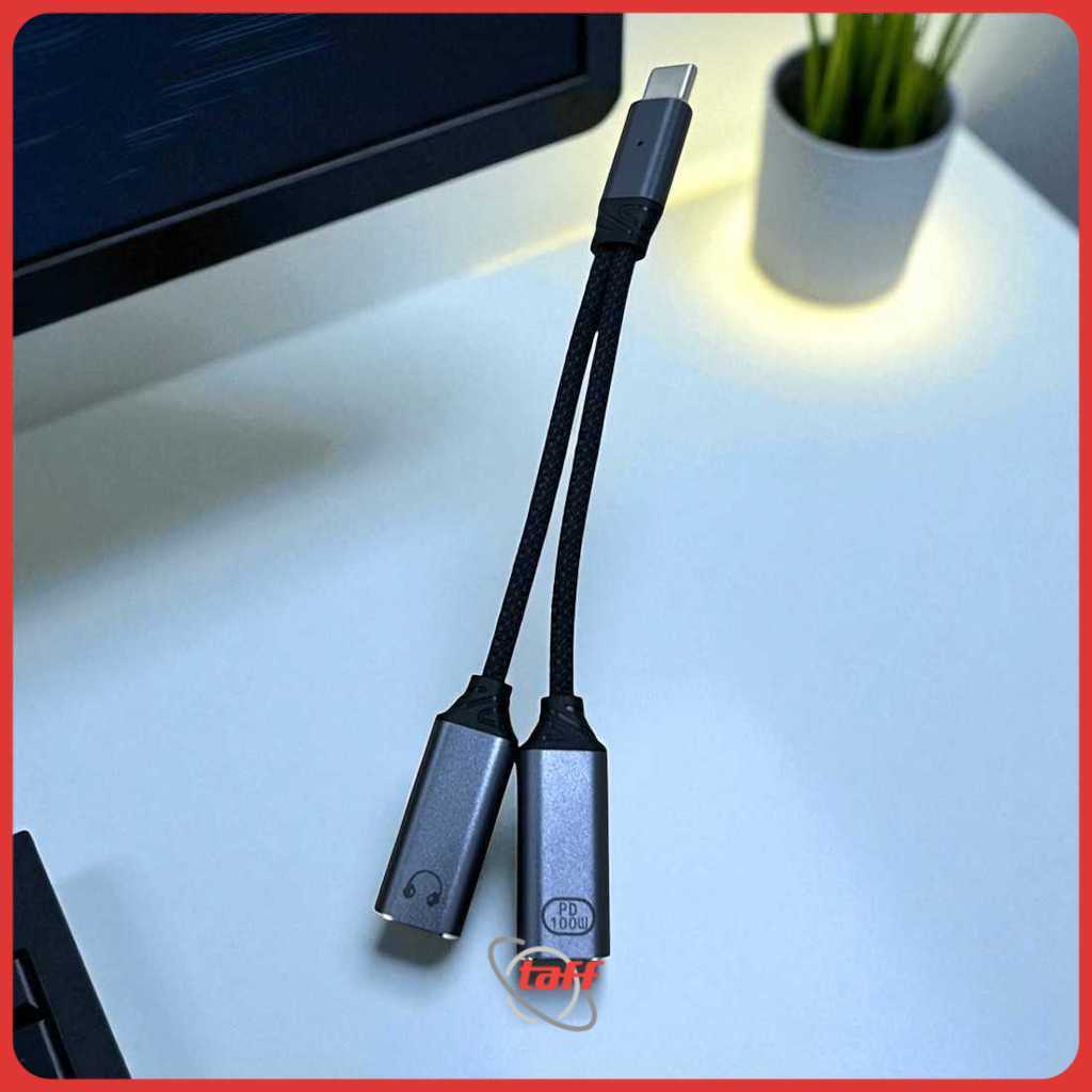 Kabel OTG 2in1 USB Type C Male to Lightning Type C Charging - DG21