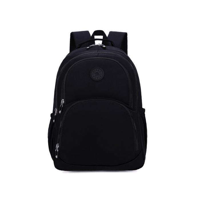 (Style Mall.id) TAS RANSEL WANITA TAS RANSEL LAPTOP SEKOLAH / PIOMA DAVO - BLACK