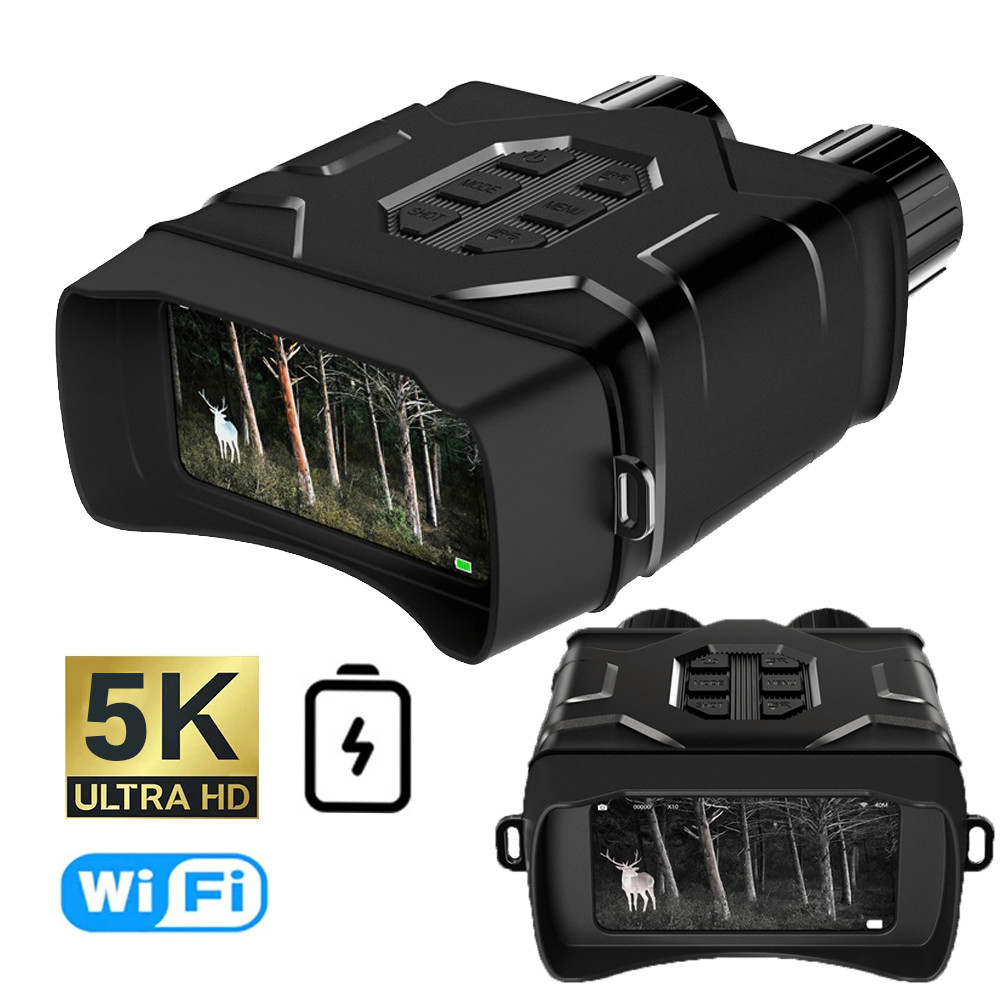 NV016 5K UHD WIFI Kamera Teleskop Binokular Profesional dengan Penglihatan Malam Infrared untuk Berb