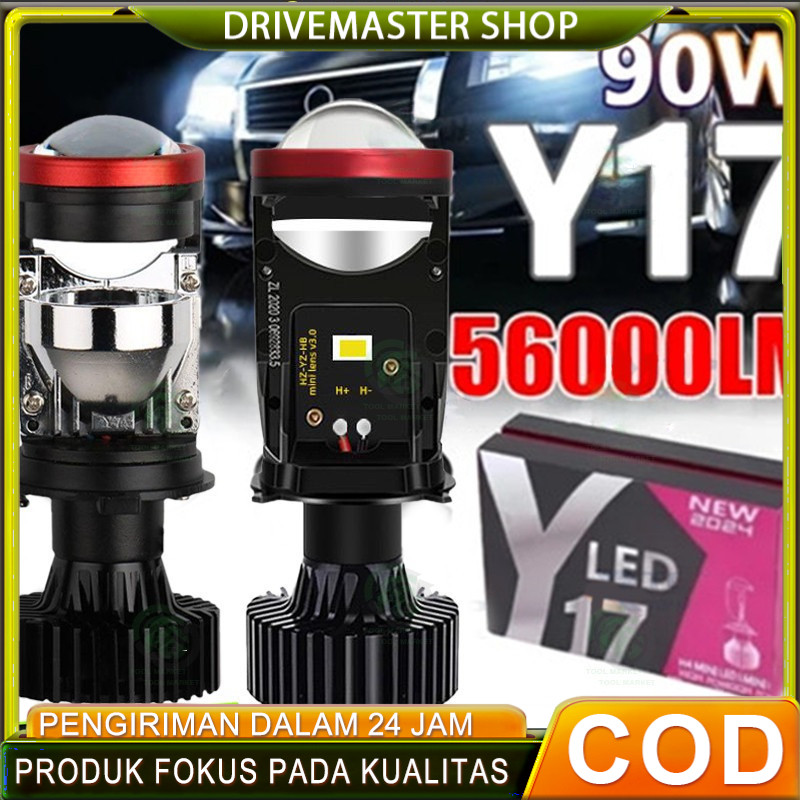 [Mendukung COD]Projie Led Mobil Mini Projie Y7D H4 Mobil Super Terang Lampu Led Mobil Utama Kabut He
