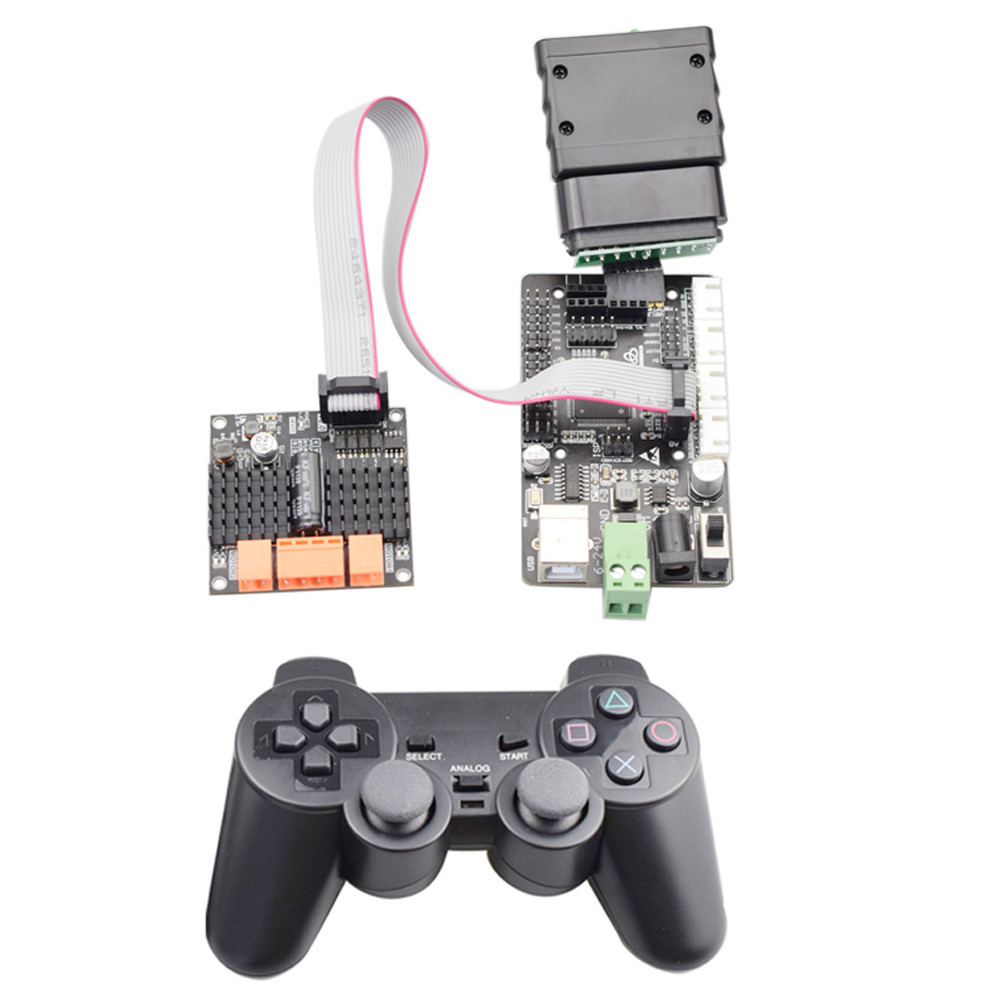 Arduino 2WD 24V Robot Car PID Controller Driver for Dual DC 24V Motor PS2/HC-06 Smart Tank Car Chass