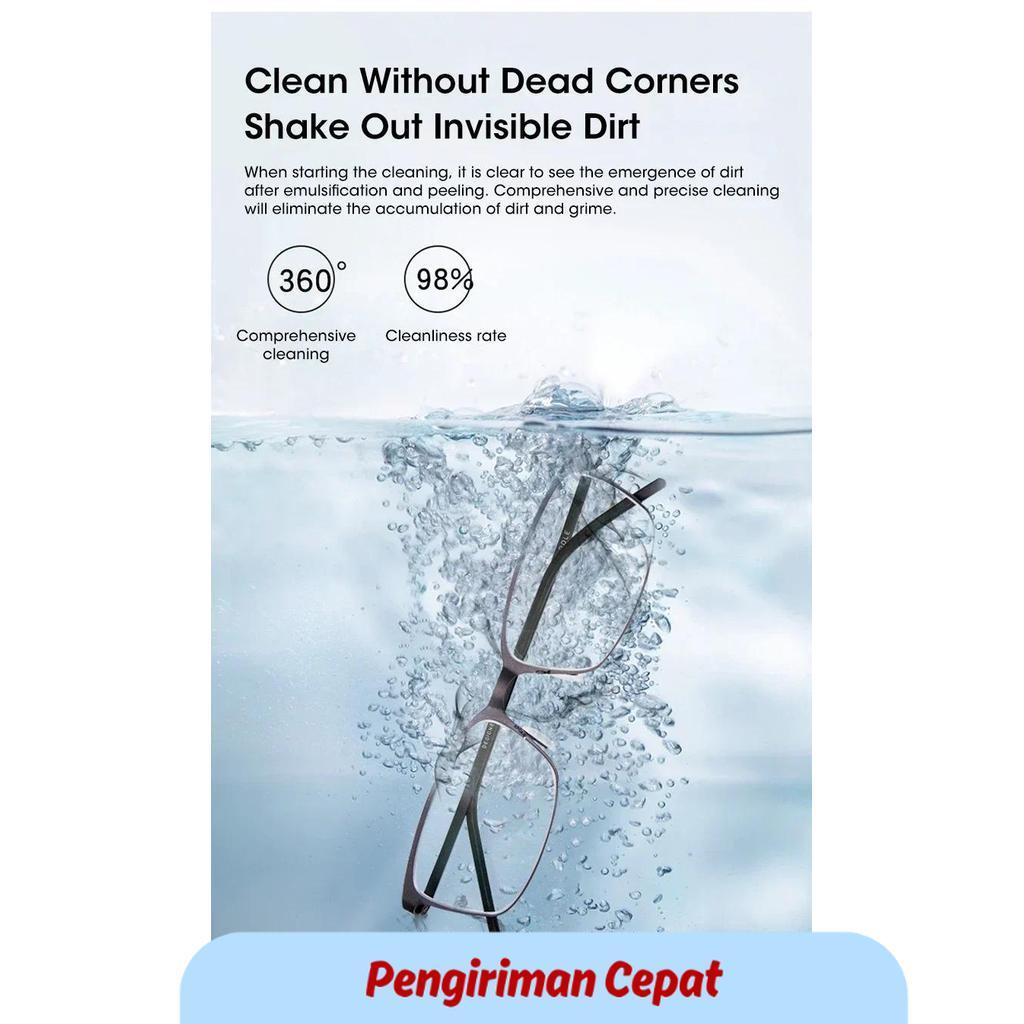 PCP Ultrasonic Cleaning Machine Household 500ML High-frequency Vibration Cleaning Multifunctional Gl