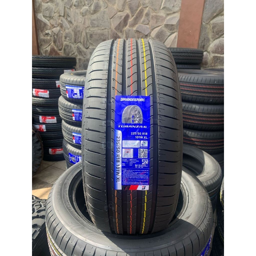Bridgestone Turanza 6 Ukuran 235/50 R18 Untuk Ban Mobil Alphard,Vellfire & Innova Zenix