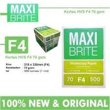 KERTAS HVS MAXI BRITE F4 70 GSM