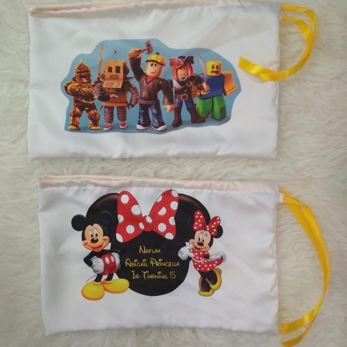 pouch serut custom / pouch serut satin sablon