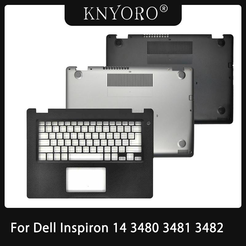 New Palmrest Upper Cover Keyboard Casing Top Case Cover For Dell piron 14 3480 3481 3482 Bottom Cove