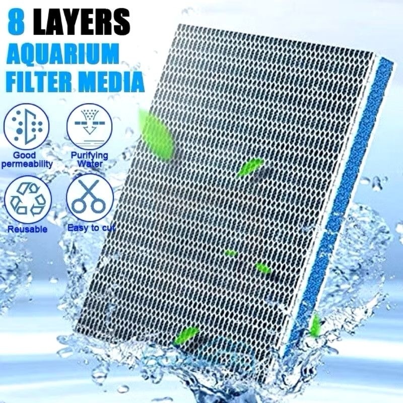 Kapas HoneyComb 8D Kapas Filter Honeycomb Aquarium 8D Busa Honeycom Filter 8D HoneyComb Kapas Reusea