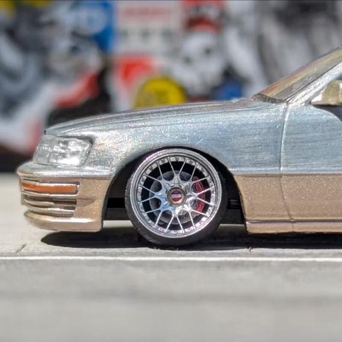 Velg Diecast BBS RS II Super Concave 9mm 1:64 Scale Stance Mini Scale