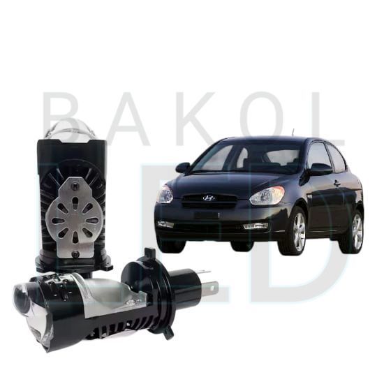 2pcs Lampu Utama LED H4 BiLED Ultra BRIGHT kipas Mobil Hyundai Accent BL