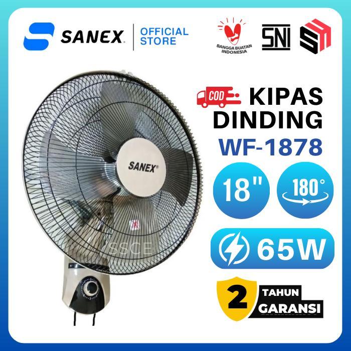 ZonaElektrik Kipas Angin Dinding Tornado Besi 18 Inch / Wall Fan 18" Sanex WF-1879 - 18 Inch